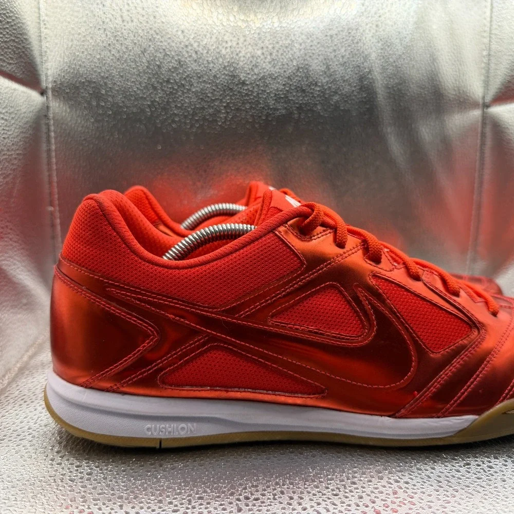 Size 12 Nike Gato LV8 Metallic Light Crimson Mens‎ Lace-Up Sneakers IB3566-600